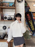 KAMA卡瑪戶外短款外套女夏秋季登山服新款防曬衣辣妹風(fēng)棒球服潮流上衣 黑色（夏款） M 曬單實拍圖
