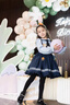 G.DUCKKIDS小黃鴨童裝洛麗塔公主裙女童連衣裙秋裝兒童裙子女孩兔子警官裙子 裙子 100 尺碼2~3歲【 90-100cm】 曬單實(shí)拍圖