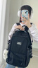 卡拉羊旅行書包女生大學(xué)生高中學(xué)生初中生小學(xué)2025新款雙肩包大容量背包旅行 黑色 無掛飾 曬單實(shí)拍圖