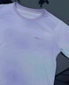 鴻星爾克（ERKE）童裝男女大小童圓領(lǐng)短袖兒童夏季速干T恤冰沙紫160 曬單實(shí)拍圖