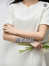 尚都比拉設(shè)計(jì)感V領(lǐng)性感連衣裙女夏季優(yōu)雅氣質(zhì)白色收腰裙休閑風(fēng)通勤中長裙 曬單實(shí)拍圖