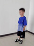 FIDQIOG國(guó)際品牌男童夏季套裝2025新款兒童短袖夏裝運(yùn)動(dòng)中大童衣服網(wǎng)紅帥氣童裝潮 克萊因藍(lán)色 130 cm 曬單實(shí)拍圖