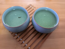蘇氏陶瓷（SUSHI CERAMICS）汝窯冰花釉禪靜杯開(kāi)片可養金線(xiàn)茶杯個(gè)人杯功夫茶杯2個(gè)禮盒裝J0671 曬單實(shí)拍圖
