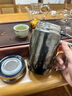 器態(tài)純鈦保溫杯雙層男士辦公泡茶杯養生鈦杯便攜高檔商務(wù)禮品水杯定制 曜石黑 曬單實(shí)拍圖