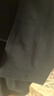 無印良品（MUJI）女式 雙羅紋編織 圓領(lǐng)長(zhǎng)袖T恤打底衫女款內(nèi)搭上衣秋季 黑色  4S M (160/84A) 曬單實(shí)拍圖