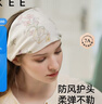 嫚熙（EMXEE）孕婦月子頭巾發(fā)帶彈力絲麻棉洗臉時尚發(fā)飾新品 綺幻花信 曬單實拍圖