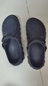 卡駱馳（crocs）波波Clog男女一腳蹬沙灘鞋CR207937-001 黑色 41（41-42） 曬單實拍圖