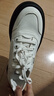 FILA 斐樂官方楊冪同款女鞋摩登帆布鞋水母鞋休閑鞋子 豆腐白-TA 37.5 曬單實(shí)拍圖