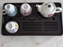 瀾春江茶盤茶海黑檀木家用辦公室胡桃實(shí)木小型蓄水儲(chǔ)水式干泡臺(tái)茶臺(tái)托盤 黑檀木茶盤 【長(zhǎng)48cm 寬27cm 高5.8cm】 曬單實(shí)拍圖
