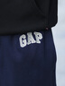 GAP男裝2025秋季新款抓絨松緊腰針織束腳褲運(yùn)動褲休閑長褲500382 曬單實(shí)拍圖