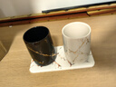 范爺家陶瓷漱口杯3件套裝情侶刷牙杯輕奢高端家用牙杯洗漱杯酒店牙缸 曬單實(shí)拍圖