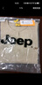 吉普（JEEP）短袖T恤男士夏季寬松透氣涼感潮流純棉亨利領(lǐng)衣服男裝 卡其 3XL 曬單實(shí)拍圖