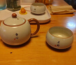 胖東來汝窯功夫茶具一壺二杯家用單人泡茶一人茶具茶壺茶杯禮盒 汝窯靜心西施壺兩杯 曬單實(shí)拍圖