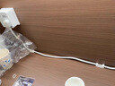 畢亞茲 理線器 內(nèi)徑7mm電線卡扣免打孔網(wǎng)線固定器走線神器 墻貼自粘桌面收納整理夾白色 20個裝 曬單實拍圖