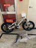 鳳凰（Phoenix）青少年兒童自行車7速禧瑪諾學(xué)生山地車鋁架星空  22寸銀色一體輪  曬單實(shí)拍圖