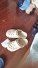 卡駱馳（crocs）經(jīng)典系列經(jīng)典小Clog K童粉色洞洞鞋涼鞋 骨白 34 （34碼-35碼） 曬單實(shí)拍圖
