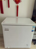 美的（Midea）冰柜家用商用減霜除菌低噪速凍冷柜冷藏冷凍保鮮柜小型冰柜節(jié)能省電臥式電冰箱 【高配版】 203L 一級(jí)能效 203KMB 曬單實(shí)拍圖