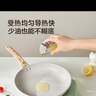 京東京造 平底鍋 煎蛋鍋麥飯石色不粘牛排炒菜鍋電磁爐燃?xì)庠顚Ｓ?4cm 曬單實拍圖