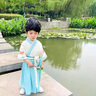 G.DUCKKIDS小黃鴨童裝漢服女童男童套裝夏季新款兒童唐裝夏天六一兒童節(jié)演出 六一兒童節(jié)表演服-裙套裝-aiiomi 120 【建議6-7歲】 曬單實拍圖
