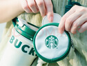 星巴克（Starbucks）WALK杯經(jīng)典雙飲口不銹鋼365ml咖啡杯子保溫保冷杯七夕禮物 曬單實(shí)拍圖