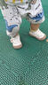 G.DUCK KIDS小黃鴨新款夏季寶寶學步鞋0-3歲幼兒透氣網(wǎng)鞋男女寶寶軟底機能鞋 黑色 19 碼 鞋內(nèi)長13.5厘米 曬單實拍圖