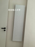 小匠材洞洞板穿衣鏡隱形推拉鏡子可關(guān)閉家用玄關(guān)壁掛式試衣鏡150*40白 曬單實拍圖