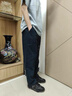 MONPOC工裝褲子男春秋季款日系潮流寬松直筒運(yùn)動(dòng)休閑褲男Y8026藏藍(lán)色XL 曬單實(shí)拍圖