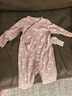OAK FAMILY新品秋冬新生嬰兒爬服寶寶長袖竹棉兒童連體衣外出哈衣 小天鵝 （不含帽子） 80cm 曬單實(shí)拍圖