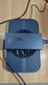 動(dòng)力火車(chē)（PowerTrain）魔盒Z-X3路由器散熱底座MINI主機風(fēng)扇支架大風(fēng)量黑色架子 USB供電接口 液壓軸14CM風(fēng)壓扇11片扇葉 曬單實(shí)拍圖