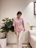 雅鹿媽媽裝夏裝2025新款國(guó)風(fēng)套裝洋氣中年女士上衣中老年人棉麻兩件套 粉紫色套裝 3XL (建議110-125斤) 曬單實(shí)拍圖