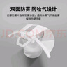 安美尚(ams)透明餐飲口罩 雙面防霧食品級材質(zhì) 50只防飛沫微笑廚房廚師酒店餐廳食堂衛(wèi)生專用一次性塑料口罩 曬單實(shí)拍圖