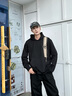 MICHAEL KORS邁克高仕 MK【七夕禮物】【2件85折】 男士條紋 Logo 連帽衛(wèi)衣 黑色 001 XL 曬單實(shí)拍圖