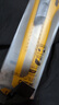 得力（deli） 美工刀大號(hào)18mm黑色裁紙刀家用開箱刀高碳鋼SK5拆快遞神器多功能拆箱刀 黃色1把裝 曬單實(shí)拍圖