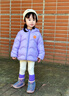 貝肽斯兒童羽絨服秋冬款鴨絨輕盈保暖面包服男童女童冬裝外套 幸福藍 三防耐臟污 110 曬單實拍圖