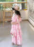卡怡兒女童夏裝連衣裙2025新款兒童洋氣超仙薄款公主裙女孩夏季寶寶裙子 2353粉色 送鎖骨項鏈+珍珠發(fā)箍 120 曬單實(shí)拍圖