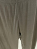 無(wú)印良品（MUJI）女式 棉混 雙羅紋編織 直筒褲 DGA07C3S 褲子 長(zhǎng)褲 淡黃色 S 曬單實(shí)拍圖