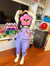 下水褲兒童玩水連體衣服幼兒園趕海裝備涉水服水鞋水褲一體釣魚服 兒童【藍色】背帶半身褲 33 碼 曬單實拍圖