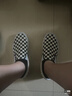 萬斯（VANS）范斯 Asher黑白棋盤格夏日一腳蹬女鞋帆布鞋板鞋 黑白棋盤格(男款) 40.5 曬單實(shí)拍圖