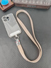 英悅手機掛繩掛脖帶貼片夾片墊片超薄連接片防丟鏈適用蘋(píng)果華為榮耀小米三星金屬指環(huán)掛件掛飾 靈蛇設計【掛脖·淺駝色】18mm寬織帶+送指環(huán)夾片 曬單實(shí)拍圖