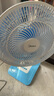 美的（Midea）臺(tái)式電風(fēng)扇七葉柔風(fēng)輕音臥室宿舍廣角遠(yuǎn)距交流定頻臺(tái)扇辦公室桌面節(jié)能省電搖頭小型電扇 FGAU40D 曬單實(shí)拍圖
