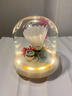 羽毛球禮物花手工永生花禮物創(chuàng  )意DIY浪漫擺件送男 14*14.5【YY原色】 曬單實(shí)拍圖