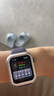 Apple/蘋果 Watch Series 10 智能手表GPS款46毫米亮黑色鋁金屬表殼黑色運動型表帶S/M MX263CH/B 曬單實拍圖