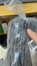 工品星線手套勞保點塑點膠pvc防滑薄款開車透氣灰色 12付 曬單實拍圖