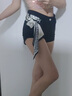 俞兆林絲巾腰帶女2025新款腰間裝飾搭配裙子牛仔褲長條小絲帶感百搭禮盒 波斯佩利-黑白 曬單實拍圖