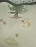 十月結(jié)晶嬰兒涼席冰絲涼席抑菌除螨透氣吸汗兒童幼兒園 馴鹿森林100*56 曬單實拍圖