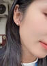 老鳳祥麻花莫比烏斯足銀耳扣女款輕奢小眾耳圈養耳洞耳釘情人節生日禮物 當/次日達-麻花莫比烏斯耳扣 曬單實(shí)拍圖