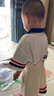 DICKIESDickies童裝男童套裝夏季兒童夏款polo短袖t恤男孩時尚運(yùn)動風(fēng)短褲 杏/DK紅標(biāo)K-杏/DK紅標(biāo)K 110 【推薦體重30-37斤】 曬單實(shí)拍圖