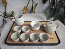 京東京造 茶具整套 功夫茶具陶瓷套裝茶壺茶杯茶盤【黑陶提梁壺】 12件套  曬單實拍圖