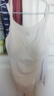 嫚熙（EMXEE）哺乳背心月子服純棉孕婦喂奶巾防走光春秋孕婦吊帶內(nèi)衣女 【月牙白背心帶罩杯款】莫代爾棉 XL 曬單實(shí)拍圖