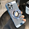 耐度 【自帶鏡頭膜】適用于蘋(píng)果 iphone16/15/14promax手機(jī)殼網(wǎng)孔透氣散熱電鍍支架保護(hù)套超薄簡(jiǎn)約后殼 遠(yuǎn)峰藍(lán)（支架款） 蘋(píng)果16promax 6.9英寸 曬單實(shí)拍圖